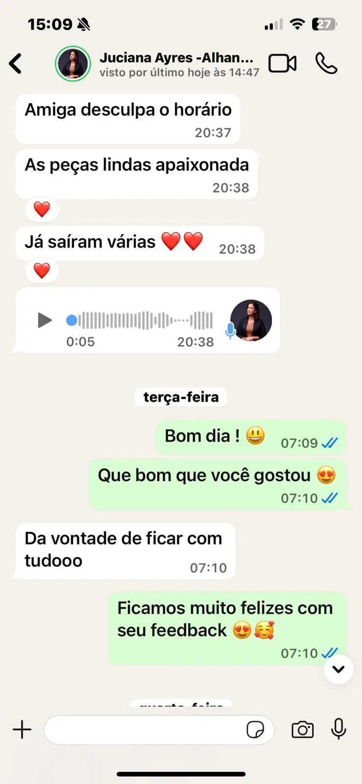 Depoimento de cliente da Kaffanda Confecções 06